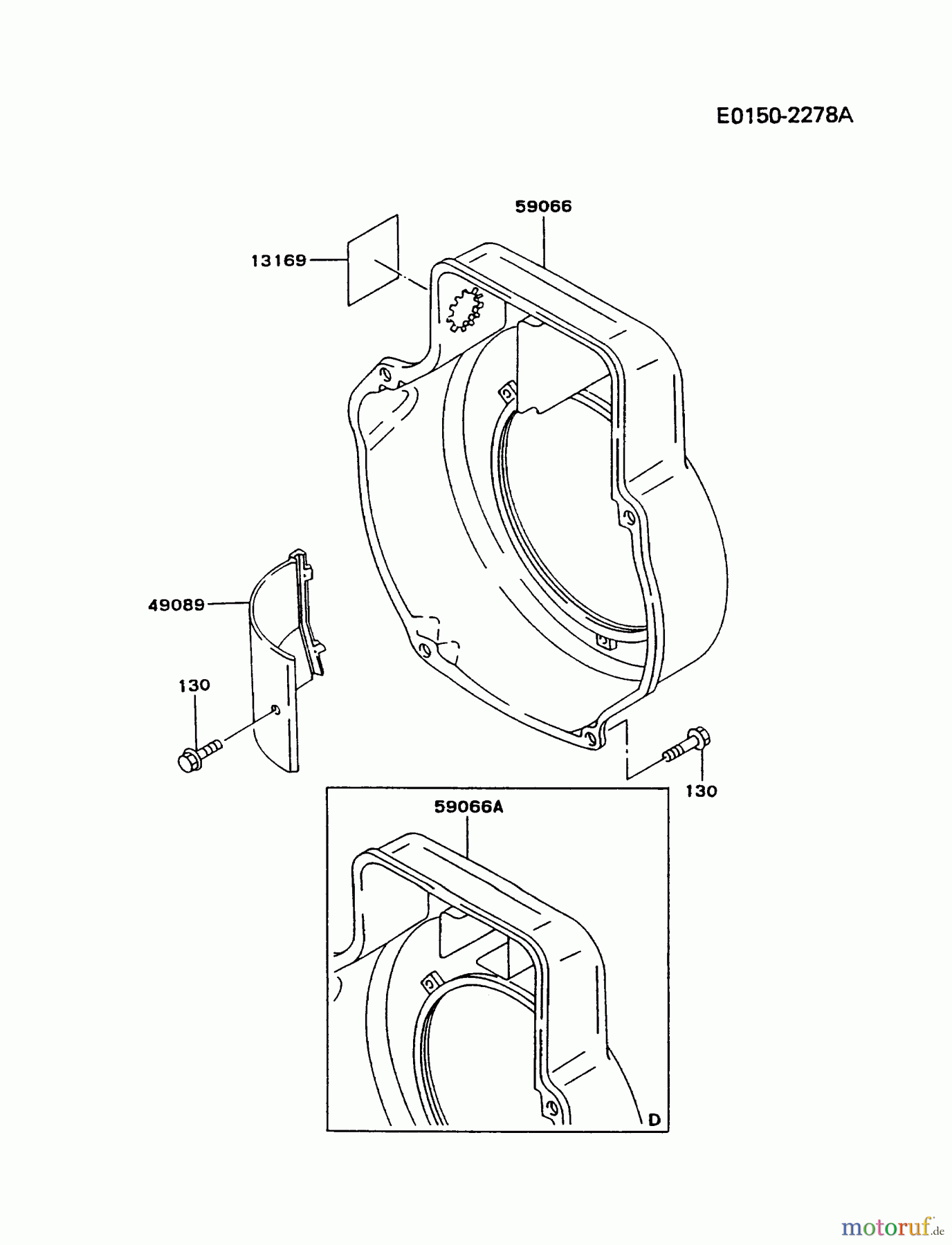  Kawasaki Motoren Motoren, Horizontal FG300D-DS09 - Kawasaki FG300D 4-Stroke Engine COOLING-EQUIPMENT