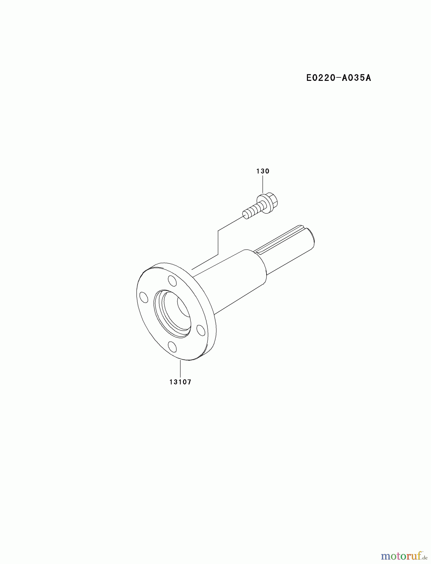  Kawasaki Motoren Motoren, Horizontal FH721D-AS06 - Kawasaki FH721D 4-Stroke Engine P.T.O-EQUIPMENT