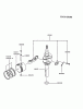 Kawasaki Motoren FA210V - AS02 bis FH641V - DS24 FA210V-BS01 - Kawasaki FA210V 4-Stroke Engine Listas de piezas de repuesto y dibujos PISTON/CRANKSHAFT