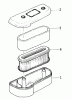 Kawasaki Motoren FA210V - AS02 bis FH641V - DS24 FB460V-BS05 - Kawasaki FB460V 4-Stroke Engine Listas de piezas de repuesto y dibujos Air Filter