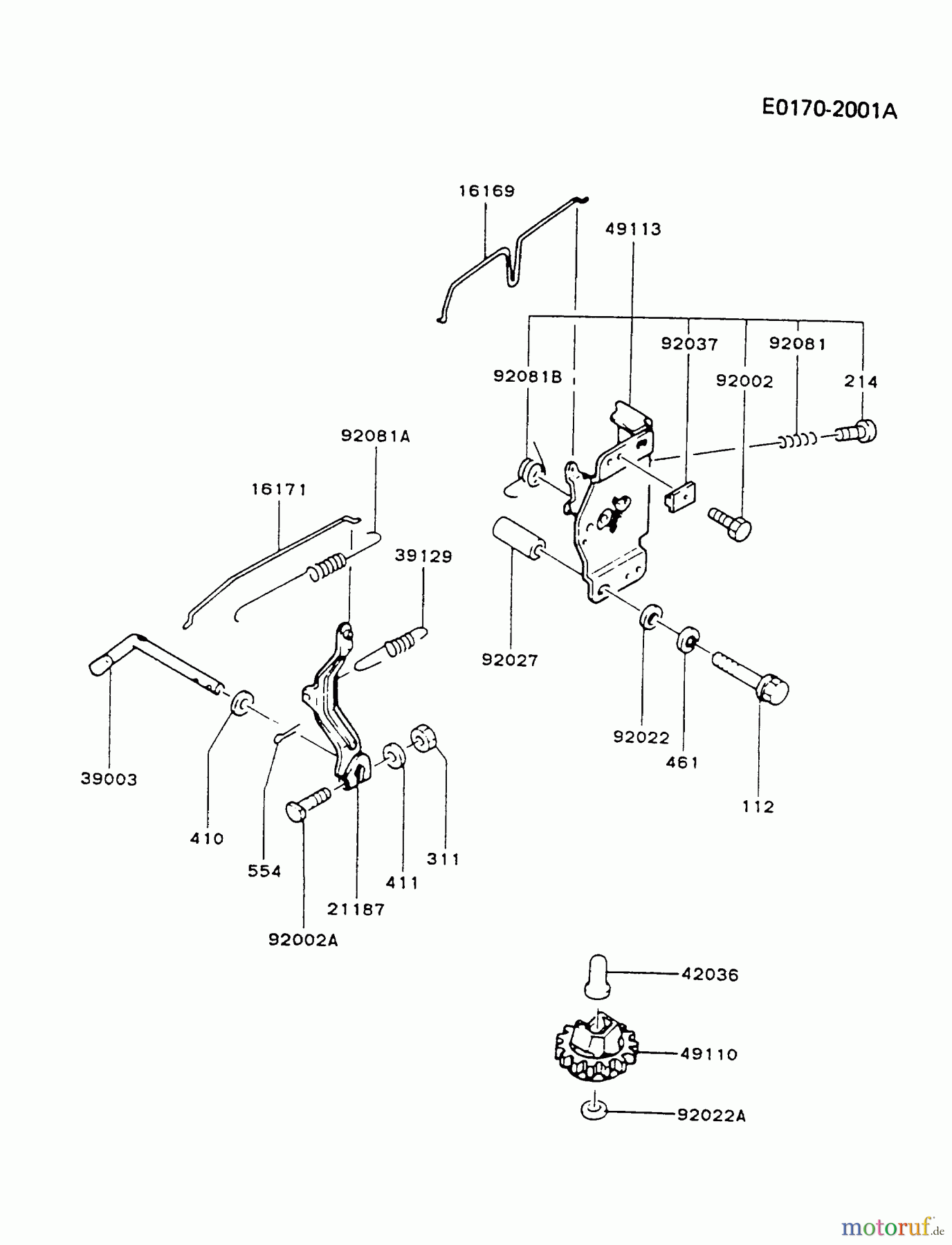  Kawasaki Motoren Motoren Vertikal FA210V - AS02 bis FH641V - DS24 FB460V-BS18 - Kawasaki FB460V 4-Stroke Engine CONTROL-EQUIPMENT