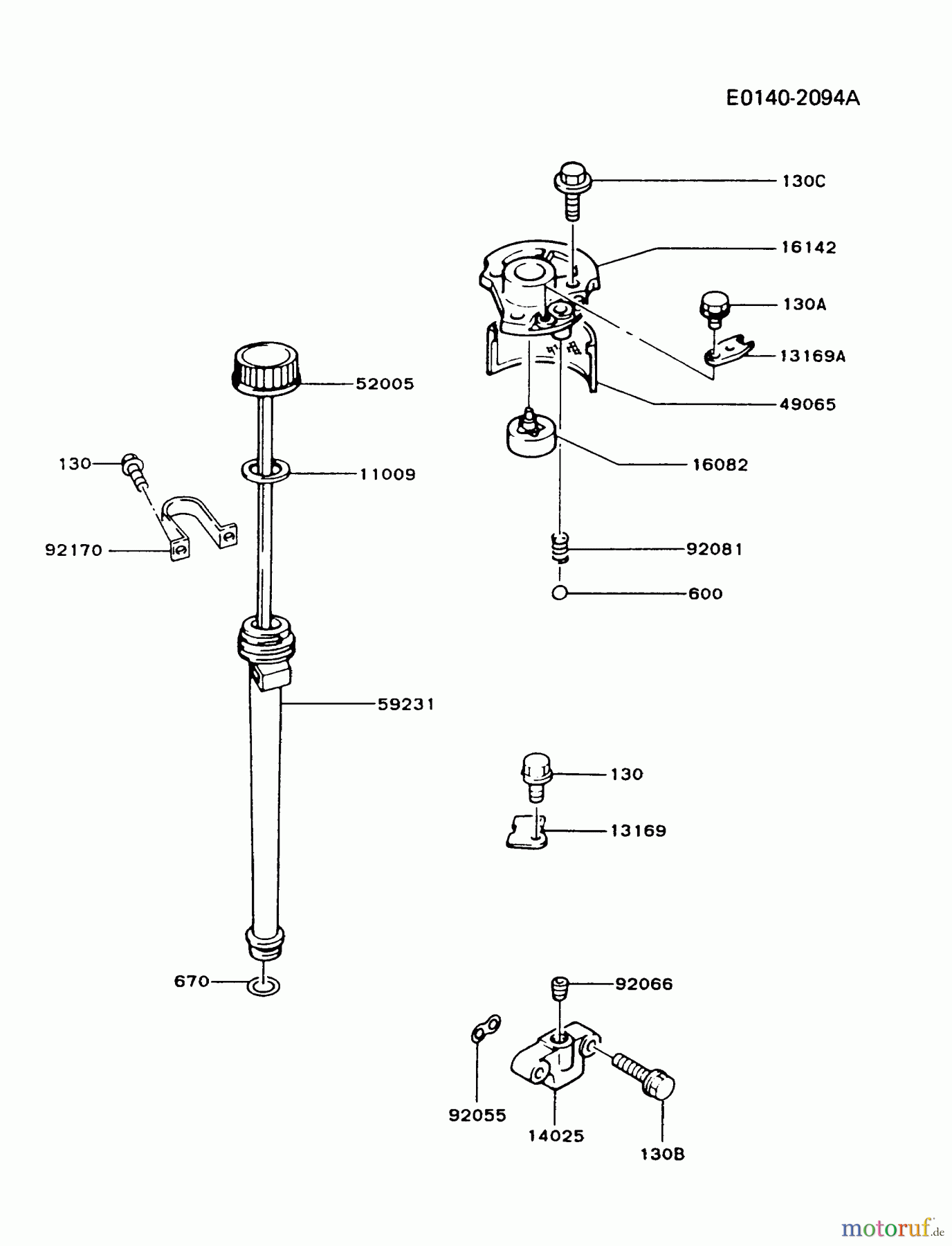  Kawasaki Motoren Motoren Vertikal FA210V - AS02 bis FH641V - DS24 FB460V-AS28 - Kawasaki FB460V 4-Stroke Engine LUBRICATION-EQUIPMENT