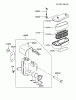 Kawasaki Motoren FA210V - AS02 bis FH641V - DS24 FB460V-AS33 - Kawasaki FB460V 4-Stroke Engine Listas de piezas de repuesto y dibujos AIR-FILTER/MUFFLER