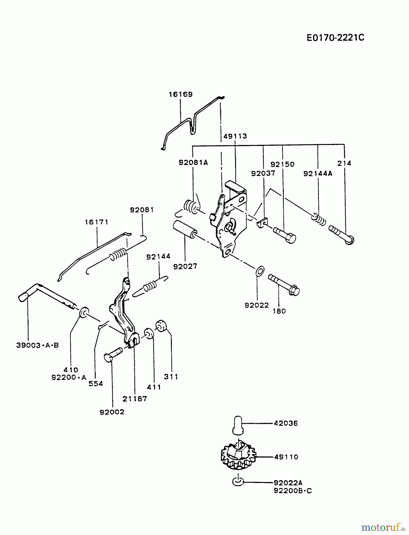  Kawasaki Motoren Motoren Vertikal FA210V - AS02 bis FH641V - DS24 FB460V-CS12 - Kawasaki FB460V 4-Stroke Engine CONTROL-EQUIPMENT