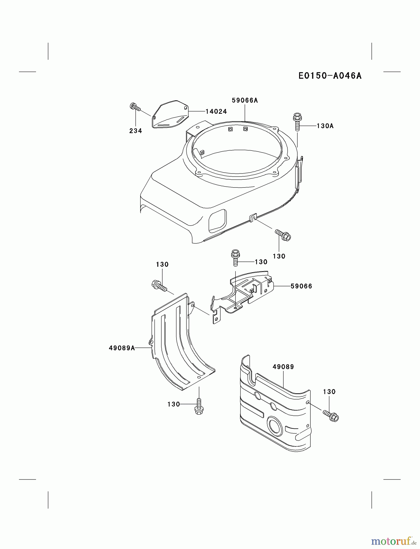  Kawasaki Motoren Motoren Vertikal FA210V - AS02 bis FH641V - DS24 FB460V-KS01 - Kawasaki FB460V 4-Stroke Engine COOLING-EQUIPMENT