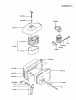 Kawasaki Motoren FA210V - AS02 bis FH641V - DS24 FC150V-AS03 - Kawasaki FC150V 4-Stroke Engine Listas de piezas de repuesto y dibujos AIR-FILTER/MUFFLER
