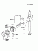 Kawasaki Motoren FA210V - AS02 bis FH641V - DS24 FC150V-ES08 - Kawasaki FC150V 4-Stroke Engine Listas de piezas de repuesto y dibujos PISTON/CRANKSHAFT