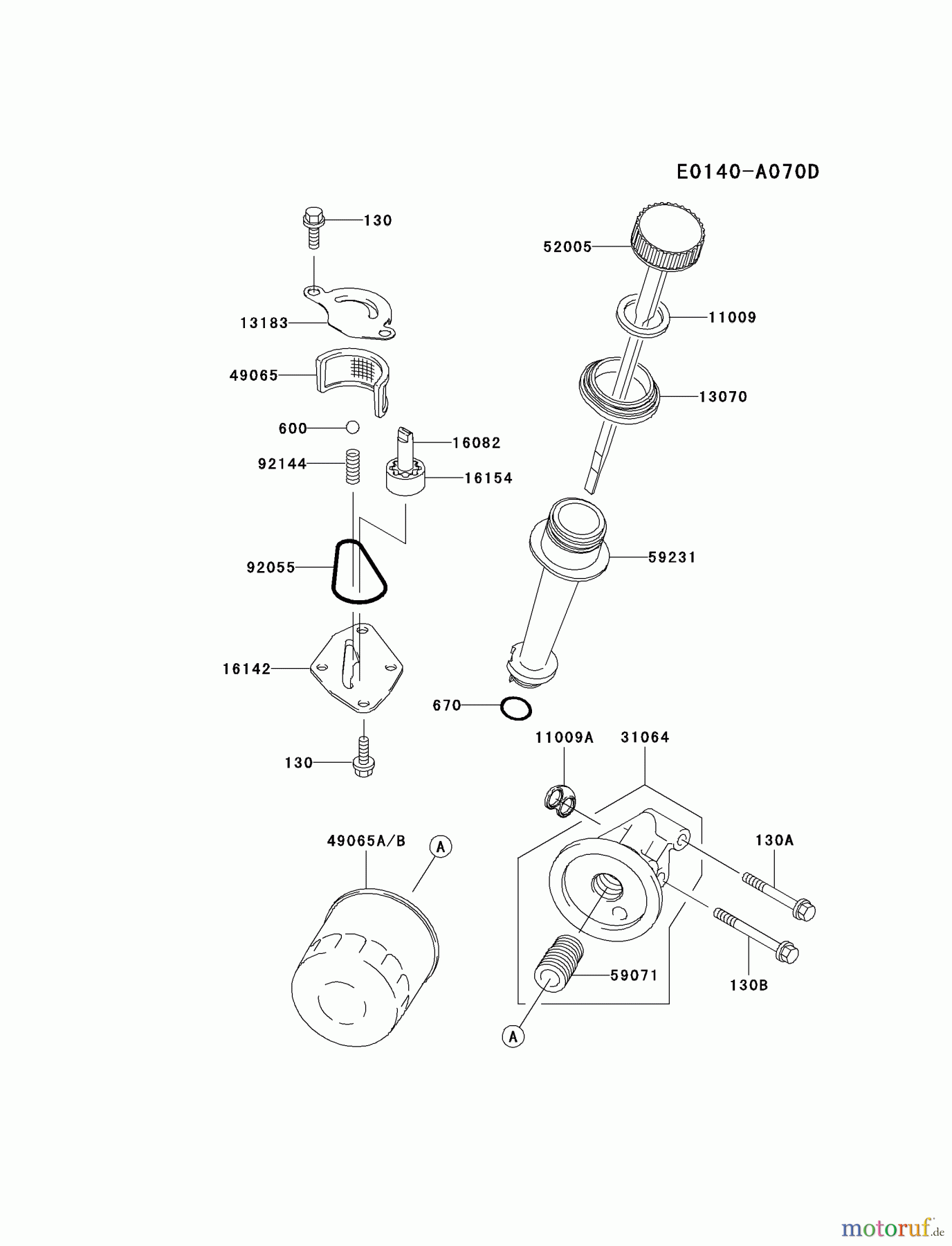  Kawasaki Motoren Motoren Vertikal FA210V - AS02 bis FH641V - DS24 FC150V-GS30 - Kawasaki FC150V 4-Stroke Engine LUBRICATION-EQUIPMENT