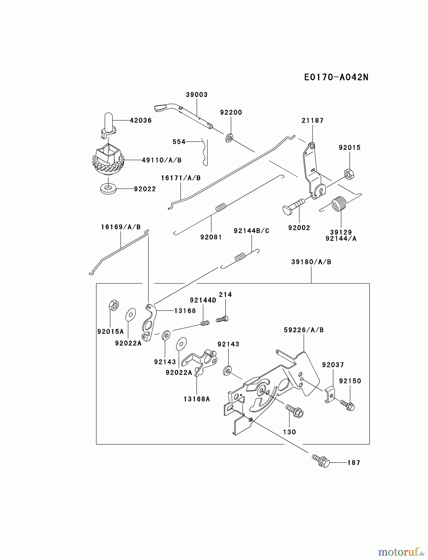  Kawasaki Motoren Motoren Vertikal FA210V - AS02 bis FH641V - DS24 FC150V-HS10 - Kawasaki FC150V 4-Stroke Engine CONTROL-EQUIPMENT #1