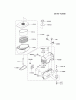 Kawasaki Motoren FA210V - AS02 bis FH641V - DS24 FC290V-ES15 - Kawasaki FC290V 4-Stroke Engine Listas de piezas de repuesto y dibujos AIR-FILTER/MUFFLER
