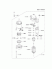 Kawasaki Motoren FA210V - AS02 bis FH641V - DS24 FC400V-AS00 - Kawasaki FC400V 4-Stroke Engine Listas de piezas de repuesto y dibujos STARTER