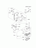 Kawasaki Motoren FA210V - AS02 bis FH641V - DS24 FC420V-AS27 - Kawasaki FC420V 4-Stroke Engine Listas de piezas de repuesto y dibujos AIR-FILTER/MUFFLER