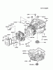 Kawasaki Motoren FA210V - AS02 bis FH641V - DS24 FC420V-AS13 - Kawasaki FC420V 4-Stroke Engine Listas de piezas de repuesto y dibujos CYLINDER/CRANKCASE