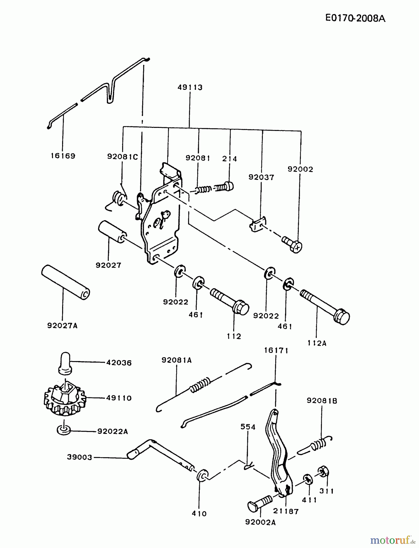  Kawasaki Motoren Motoren Vertikal FA210V - AS02 bis FH641V - DS24 FC540V-BS07 - Kawasaki FC540V 4-Stroke Engine CONTROL-EQUIPMENT