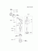 Kawasaki Motoren FA210V - AS02 bis FH641V - DS24 FD440V-AS02 - Kawasaki FD440V 4-Stroke Engine Listas de piezas de repuesto y dibujos PISTON/CRANKSHAFT