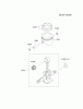 Kawasaki Geräte HG400A-BS00 (KRB400A) - Kawasaki Backpack Blower Listas de piezas de repuesto y dibujos PISTON/CRANKSHAFT