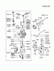 Kawasaki Geräte GER50A-AS00 (GE4500AS) - Kawasaki Generator Listas de piezas de repuesto y dibujos CARBURETOR #1