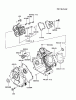 Kawasaki Geräte GER50A-AS00 (GE4500AS) - Kawasaki Generator Listas de piezas de repuesto y dibujos CYLINDER/CRANKCASE