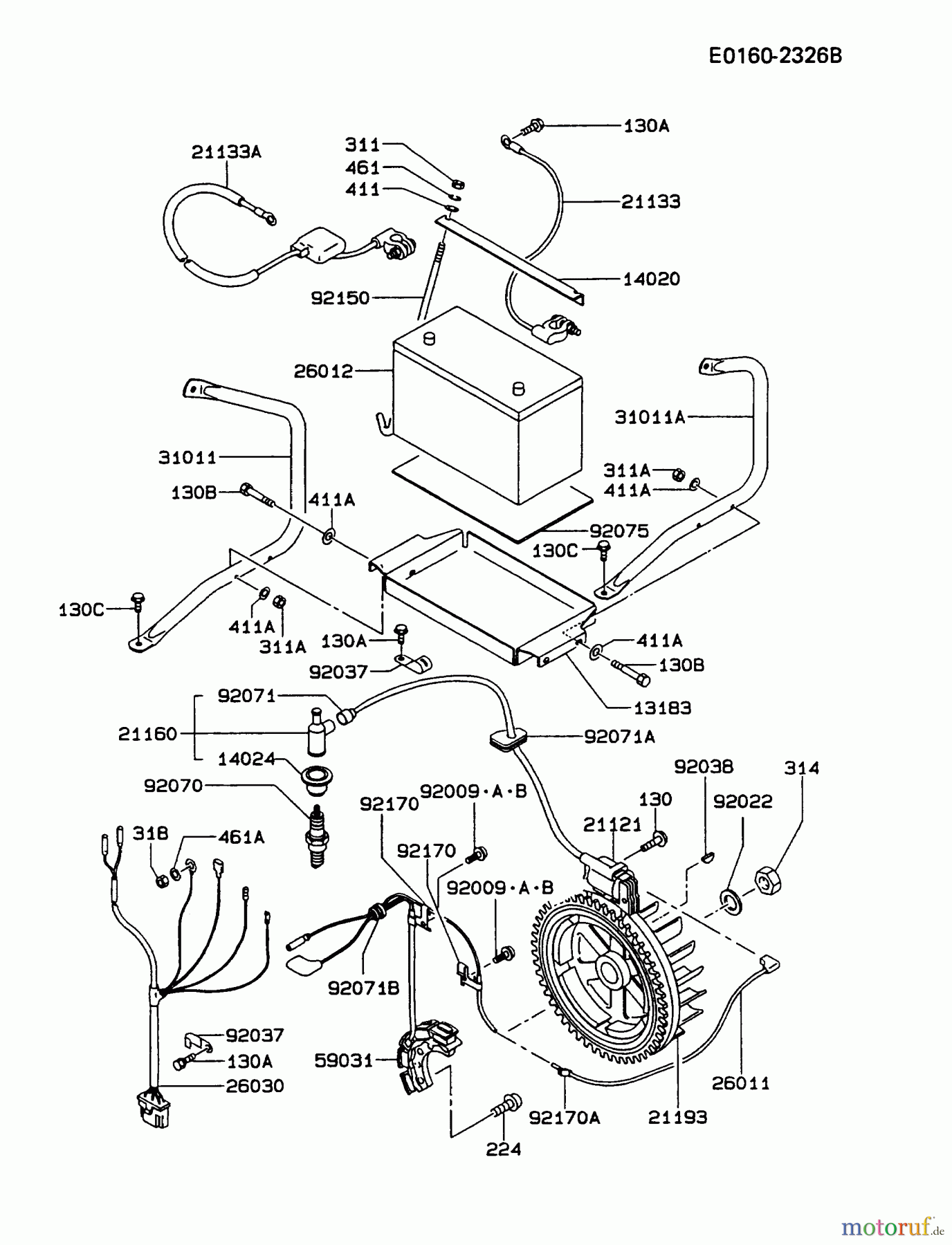  Kawasaki Geräte Stromerzeuger GER50A-AS00 (GE4500AS) - Kawasaki Generator ELECTRIC-EQUIPMENT