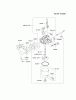Kawasaki Geräte GEW20A-DS01 (GE2200A) - Kawasaki Generator Listas de piezas de repuesto y dibujos CARBURETOR