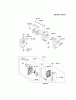 Kawasaki Geräte HG450A-AS00 (KRB450BC) - Kawasaki Backpack Blower Listas de piezas de repuesto y dibujos AIR-FILTER/MUFFLER
