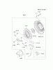 Kawasaki Geräte GEW90A-CS01 (GE2900A) - Kawasaki Generator Listas de piezas de repuesto y dibujos STARTER