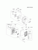 Kawasaki Geräte HG700A-AS00 (KRB700B) - Kawasaki Backpack Blower Listas de piezas de repuesto y dibujos AIR-FILTER/MUFFLER
