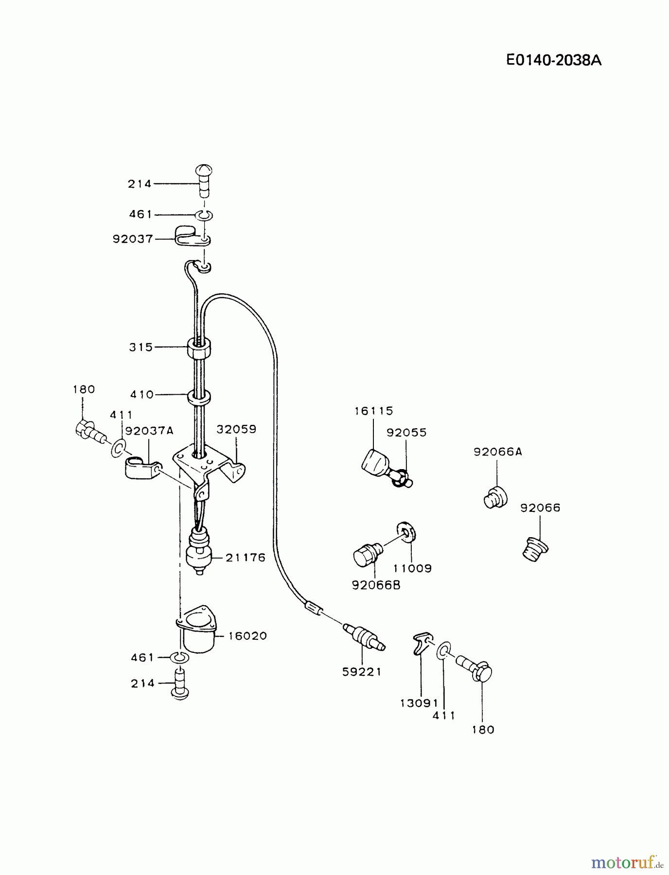  Kawasaki Geräte Stromerzeuger GZF00A-FS00 (KG5000) - Kawasaki Generator LUBRICATION-EQUIPMENT