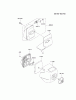 Kawasaki Geräte KBL27C-A3 (KBL27C) - Kawasaki Brush Cutter Listas de piezas de repuesto y dibujos AIR-FILTER/MUFFLER