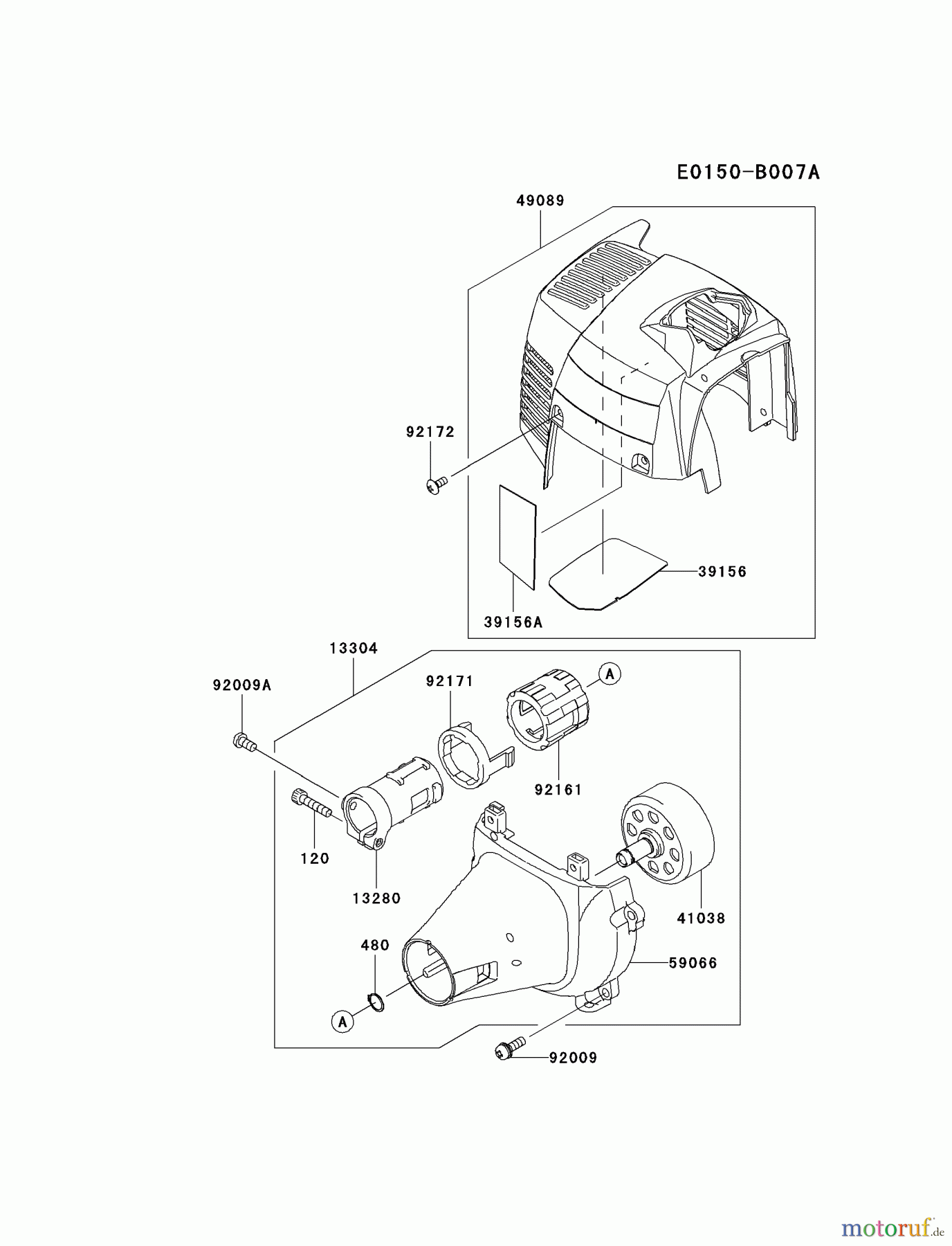  Kawasaki Geräte Trimmer, Faden / Bürste KBL27C-A2 (KBL27C) - Kawasaki Brush Cutter COOLING-EQUIPMENT