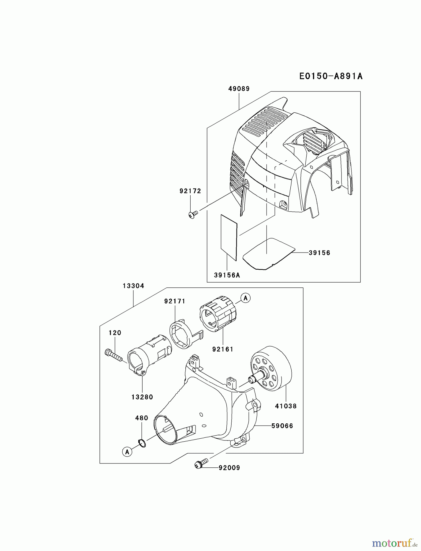  Kawasaki Geräte Trimmer, Faden / Bürste KBL27B-A3 (KBL27B) - Kawasaki Brush Cutter COOLING-EQUIPMENT