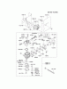 Kawasaki Geräte KRB300A-A1 (KRB300A) - Kawasaki Backpack Blower Listas de piezas de repuesto y dibujos CARBURETOR #1