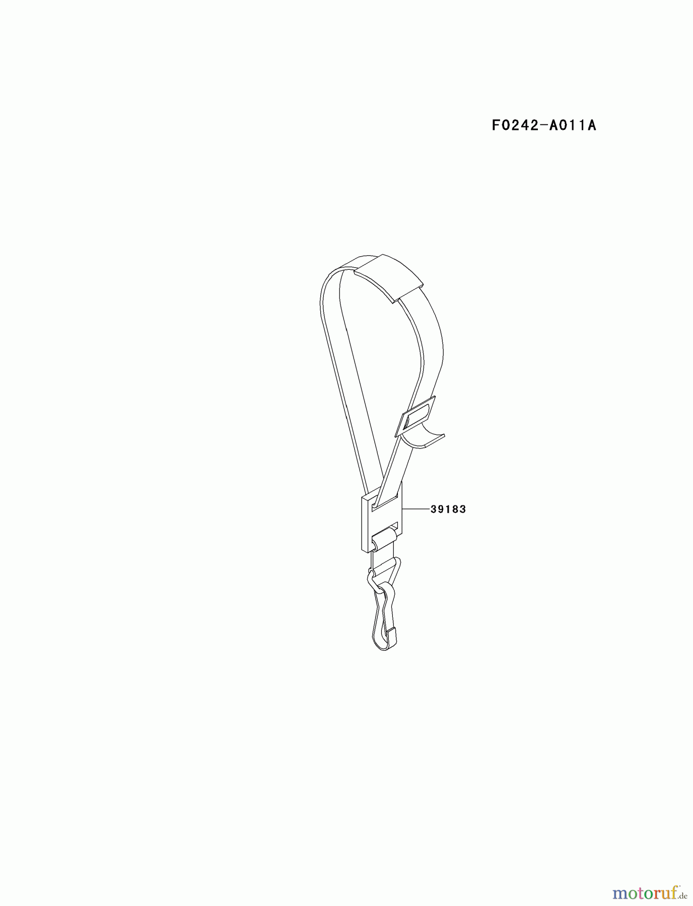  Kawasaki Geräte Trimmer, Faden / Bürste KBL27C-A2 (KBL27C) - Kawasaki Brush Cutter HANGER