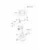 Kawasaki Geräte HA034F-AS01 (KBL34A) - Kawasaki Brush Cutter Listas de piezas de repuesto y dibujos PISTON/CRANKSHAFT