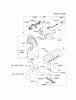 Kawasaki Geräte KBL27BC-A1 (KBL27BC) - Kawasaki Brush Cutter Listas de piezas de repuesto y dibujos PIPE/HANDLE/GUARD