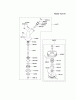 Kawasaki Geräte KGT27B-A3 (KGT27B) - Kawasaki Grass Trimmer Listas de piezas de repuesto y dibujos CASE/CUTTER