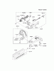 Kawasaki Geräte KGT35A-A1 (KGT35A) - Kawasaki Grass Trimmer Listas de piezas de repuesto y dibujos PIPE/HANDLE/GUARD