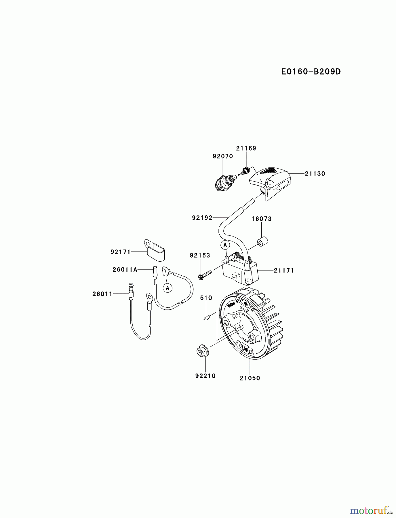  Kawasaki Geräte Trimmer, Faden / Bürste KGT35B-A1 (KGT35B) - Kawasaki Grass Trimmer ELECTRIC-EQUIPMENT