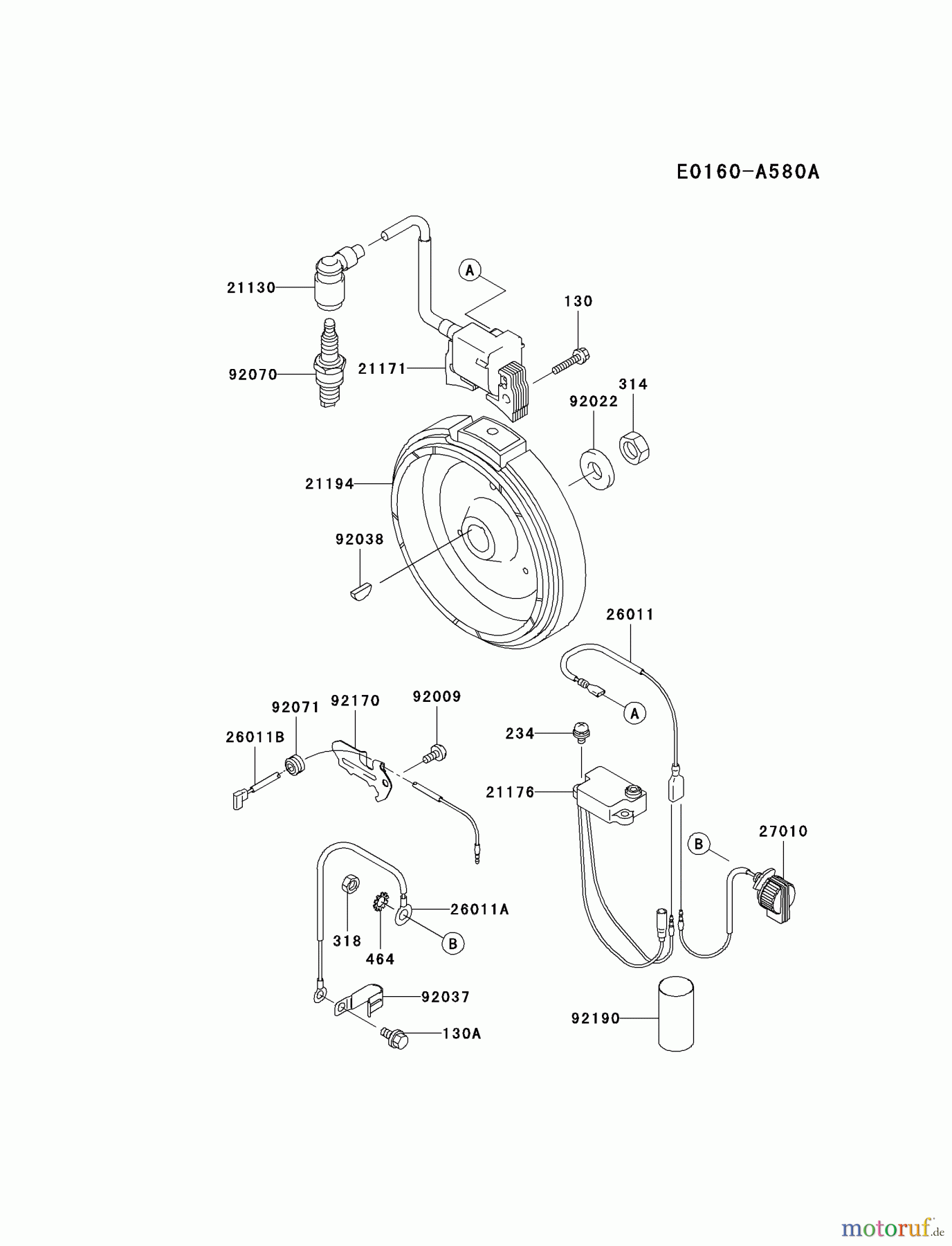  Kawasaki Geräte Wasserpumpen HC080A-BS00 - Kawasaki Water Pump KWN30A ELECTRIC-EQUIPMENT