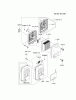 Kawasaki Geräte KRB750A-A2 (KRB750A) - Kawasaki Backpack Blower Listas de piezas de repuesto y dibujos AIR-FILTER/MUFFLER
