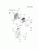 Kawasaki Geräte KRB750AC-A2 (KRB750AC) - Kawasaki Backpack Blower Listas de piezas de repuesto y dibujos AIR-FILTER/MUFFLER