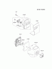 Kawasaki Geräte KRH300A-A1 (KRH300A) - Kawasaki Handheld Blower Listas de piezas de repuesto y dibujos AIR-FILTER/MUFFLER