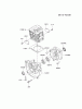 Kawasaki Geräte KRH300A-A1 (KRH300A) - Kawasaki Handheld Blower Listas de piezas de repuesto y dibujos CYLINDER/CRANKCASE