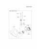 Kawasaki Geräte KRH300AC-A1 (KRH300AC) - Kawasaki Handheld Blower Listas de piezas de repuesto y dibujos FUEL-TANK/FUEL-VALVE