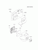 Kawasaki Geräte KMS27A-A4 - Kawasaki Multi-Task Series, Power Unit Listas de piezas de repuesto y dibujos AIR-FILTER/MUFFLER