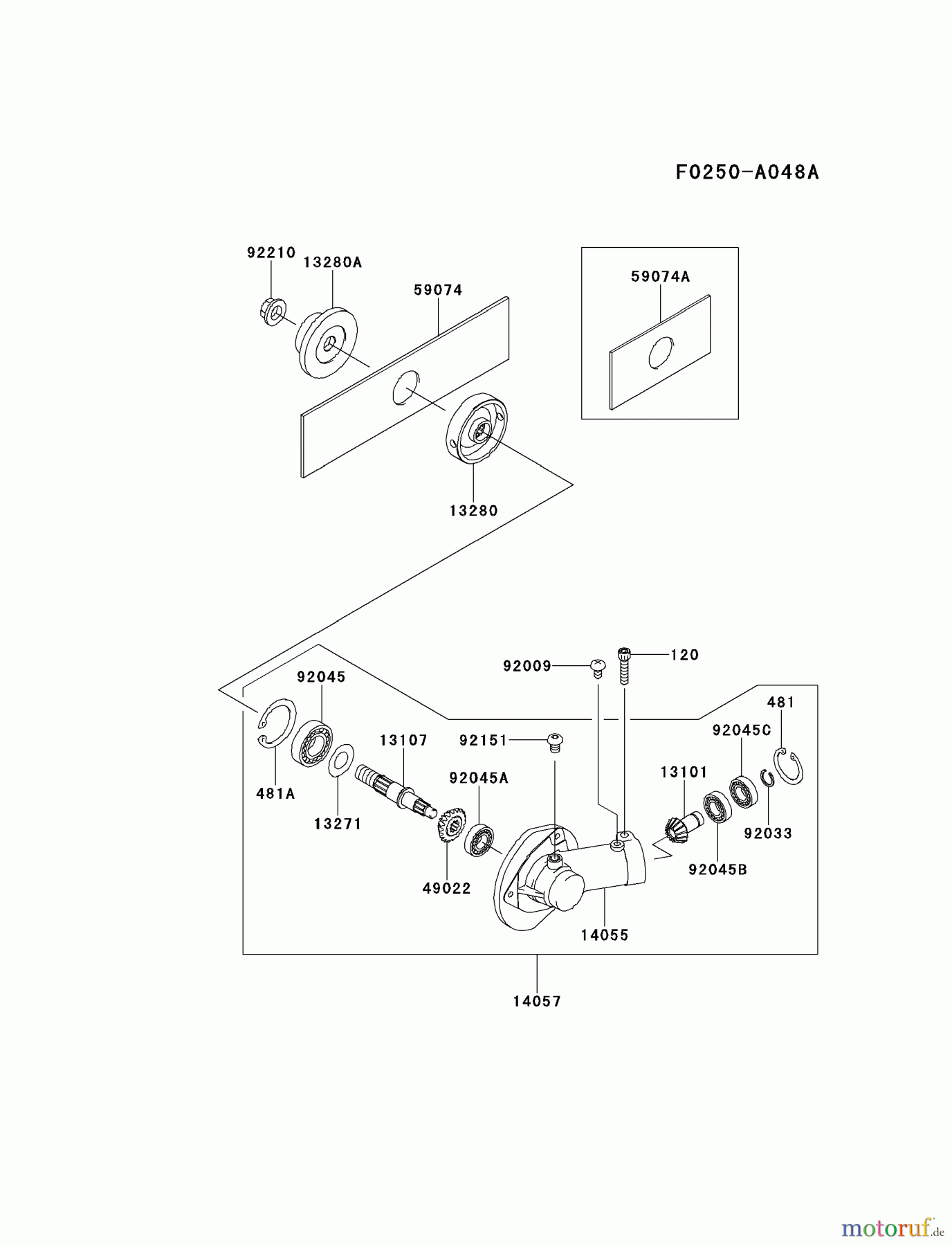  Kawasaki Geräte Kantenschneider KEL27B-A4 (KEL27B) - Kawasaki Edger CASE/CUTTER