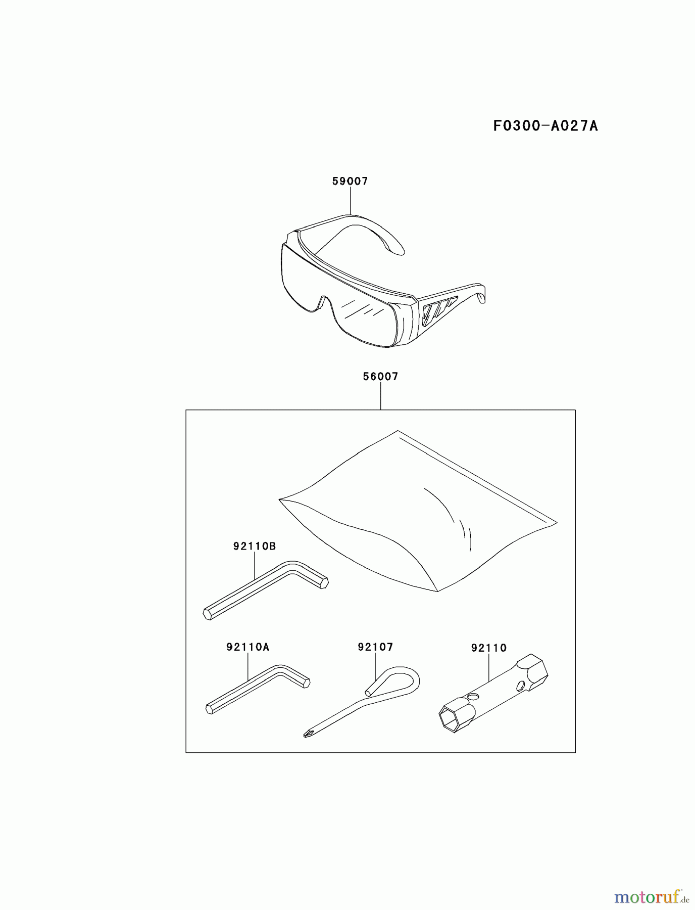  Kawasaki Geräte Kantenschneider KEL27B-A6 (KEL27B) - Kawasaki Edger TOOL