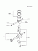 Kawasaki Geräte GAH20A-DS01 (GA3200A) - Kawasaki Generator Listas de piezas de repuesto y dibujos PISTON/CRANKSHAFT