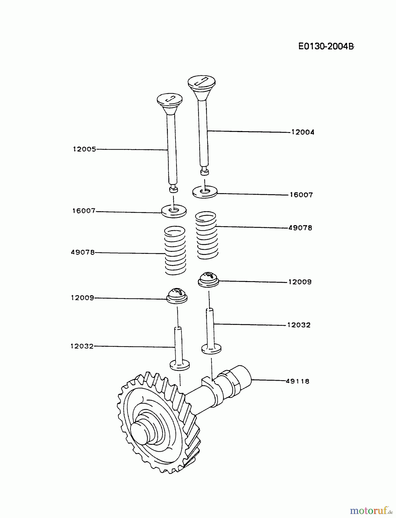  Kawasaki Geräte Stromerzeuger GAH20A-CS00 (GA3200A) - Kawasaki Generator VALVE/CAMSHAFT