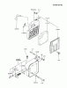Kawasaki Geräte GAW30A-CS00 (GA2300A) - Kawasaki Generator Listas de piezas de repuesto y dibujos AIR-FILTER/MUFFLER